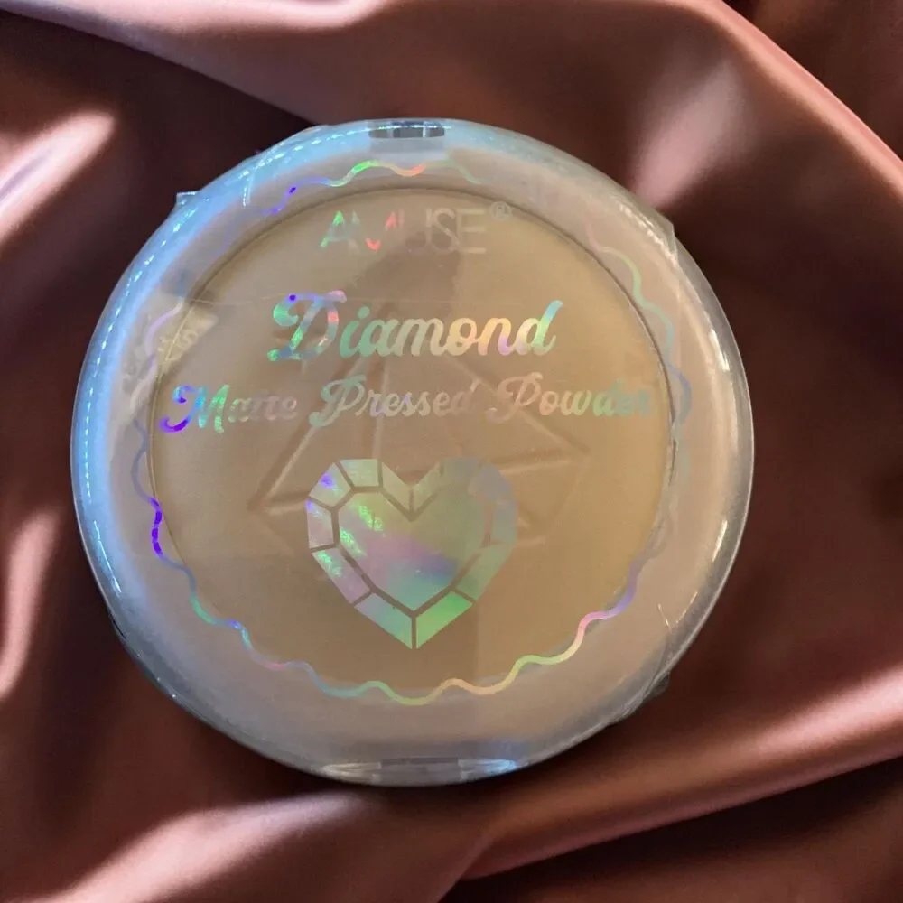 Amuse Diamond Matte Pressed Powder Shade 01 Cruelty Free New Sealed 0.24oz
